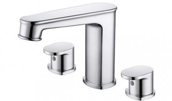 Shower system_Kitchen faucet_Bathroom faucet-KaiPing AIDA Sanitary Ware Technology Co.,LTD-Double handle faucet